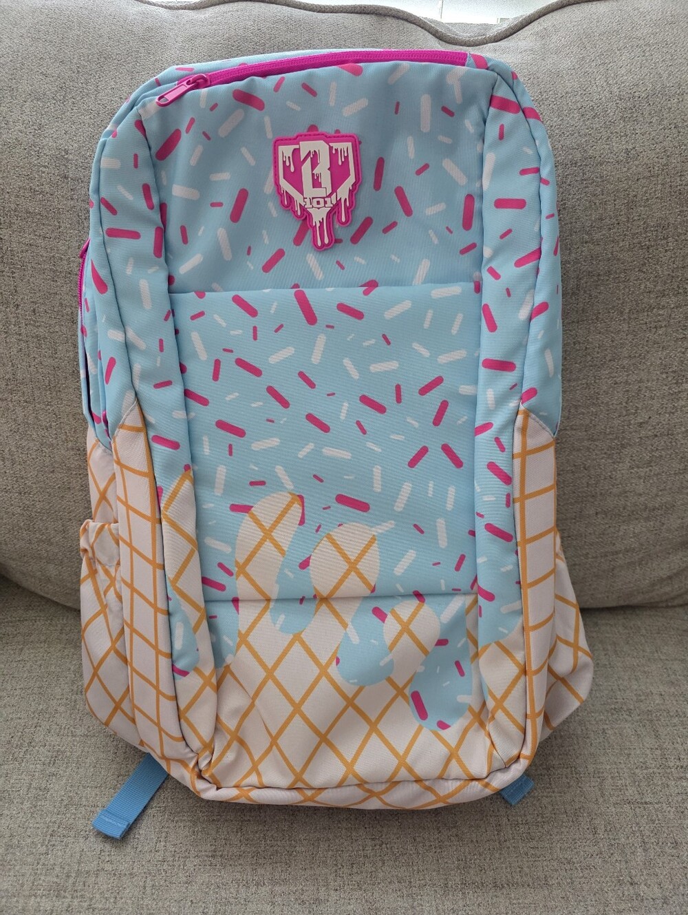 Baseball Lifestyle 101 Ice Cream Backpack Cotton Candy Drip BL101 NWOT